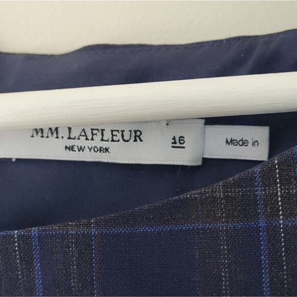 M.M. Lafleur The Eudora Top Plaid size 16 - Picture 6 of 7